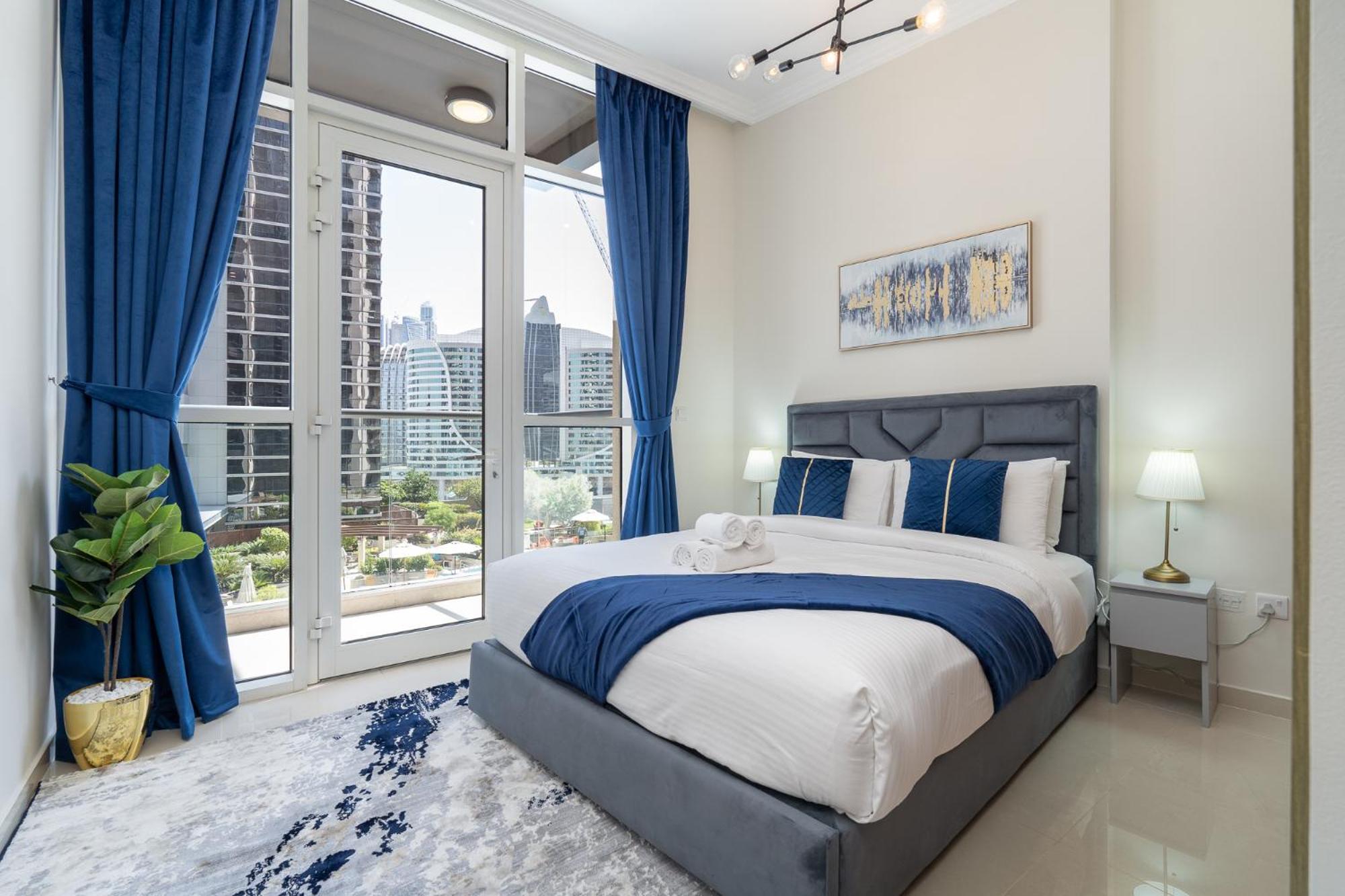 Dunya Tower Luxury And 2 Min Walk To Dubai Mall And Burj Khalifa In Heart Of Downtown Kültér fotó